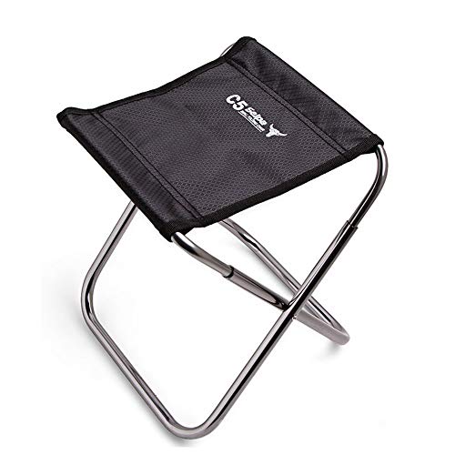 Chaises pliantes en nylon solide d'aluminium pliée portatif pour bivouac