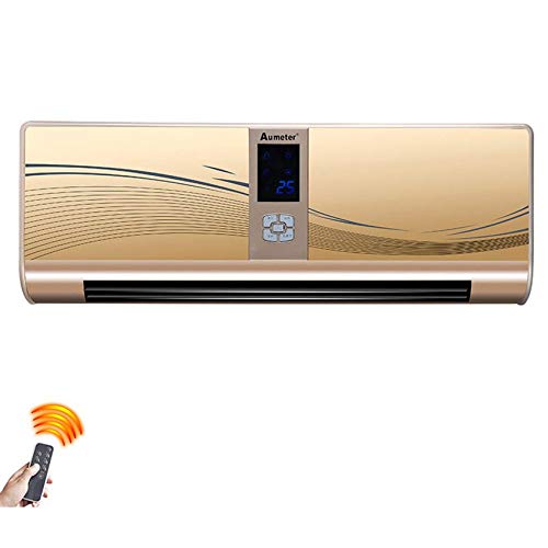 Tragbarer keramischer oszillierender elektrischer Turmventilator mit 2,5 kW, 3 Heizstufen und Kühlgebläseeinstellung, 7,5-Stunden-Timer,