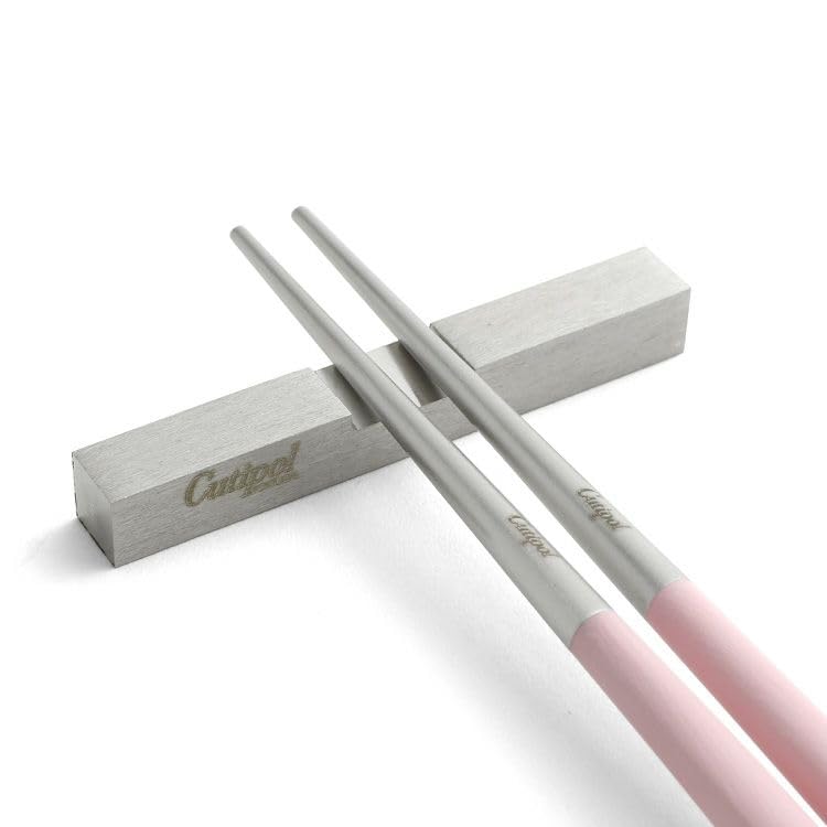 Amazon｜Cutipol（クチポール）KUBE 箸+箸置きセット 2膳組 ピンク