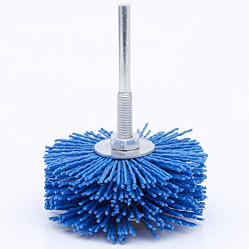 4 Stücke 80X30X6 Mm Bohrer Schleif Draht Schleif Scheibe Nylon Borsten Polier Bürste Für Möbel Mahagoni Fertig