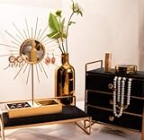 [Elegantes Design] Für Ihre Tochter an ihrer Geburtstagsfeier, College Nichte bei der Arbeit oder ihrer häufigen Geschäftsreise Fashionista-Freunde, diese Schmuckkiste wird ein hübsches und schönes Geschenk sein, das der Sammlung würdig ist, dasselbe, dass es sich lohnt, von einigen antiken Sammlern zu sammeln.