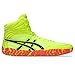 ASICS Men's Aggressor 5 Wrestling Shoes, 11, Safety Yellow/Black