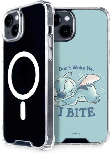 Skinit Phone Case Compatible with MagSafe iPhone 13 - Officially Licensed Disney Lilo and Stitch Character Pattern Design