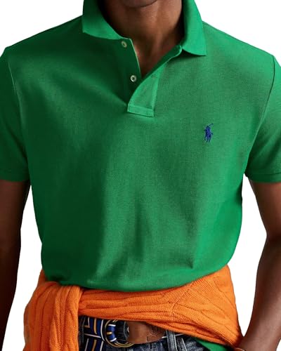 Image of POLO RALPH LAUREN Men's Custom Slim Fit Iconic Mesh Polo