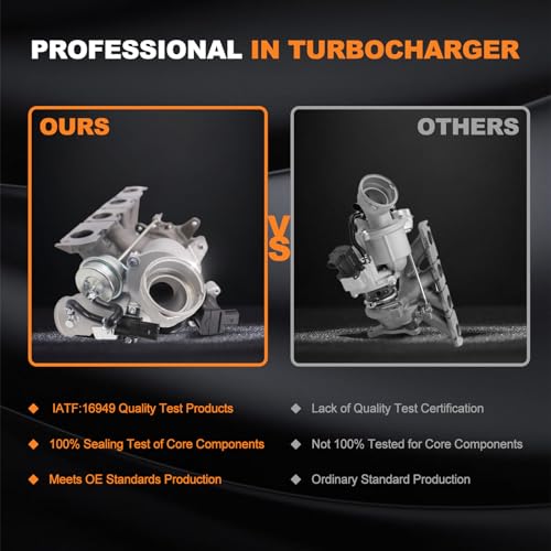 image for Bapmic 06J145713L Turbo Turbocharger K03 Compatible with VW Jetta Pass