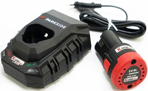 Parkside Bundle/Set con 1 x 12 V 2 Ah batería PAP 12 A4 y 1 x car...