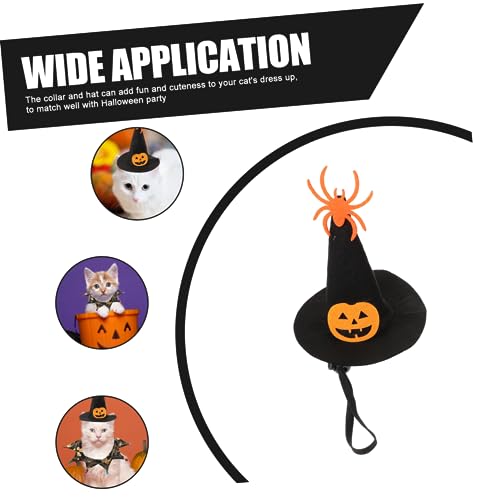 Costume de chat d'Halloween durable et collier mignon réglable - 7