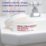 MALIN+GOETZ Hair Pomade | Firm Hold Styling for Volume, Shape & Texture | Beeswax, Meadowfoam, Cannabis & Soybean Oils | Tames Flyaways + Smooths Ends | Vegetarian + Cruelty-Free (2 oz) - Image 4