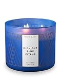 White Barn Candle 3 Wick 14.5 Ounce Midnight Blue Citrus