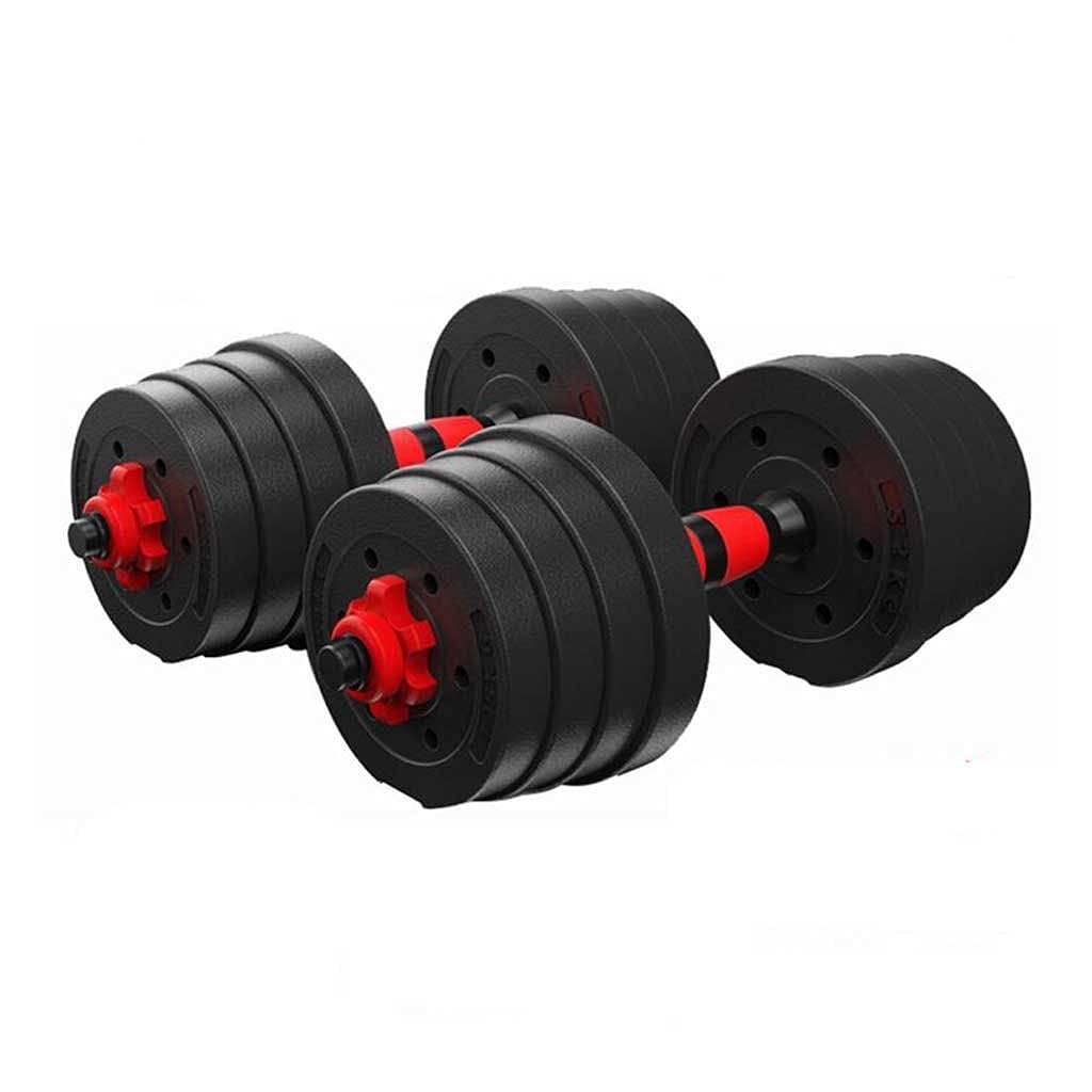 1pirs 40CM 30KG Bar Fitness Dumbbells Detachable Dumbbell Arm Muscle Trainer Household Exercise Supplies for Home Office Gym