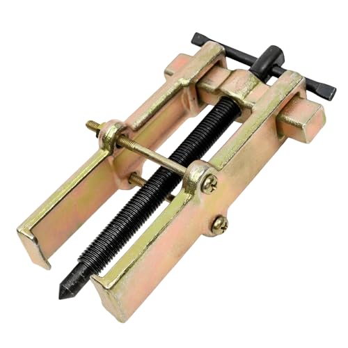 VCYOPN 4" 2-Jaw Gear Puller, Adjustable Carbon Steel Flywheel Remover Bearing Gear Puller, Two Claws Separate Lifting Device Pump Removal Tool for Bearings Pulleys Flywheels