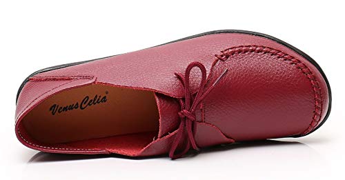 Image of VenusCelia Women's Breathable Comfort Walking Office Flat Loafer