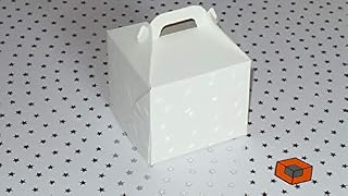 25 x Single Matt WHITE Trade cupcake boxes 80x80mm inc inserts/holder