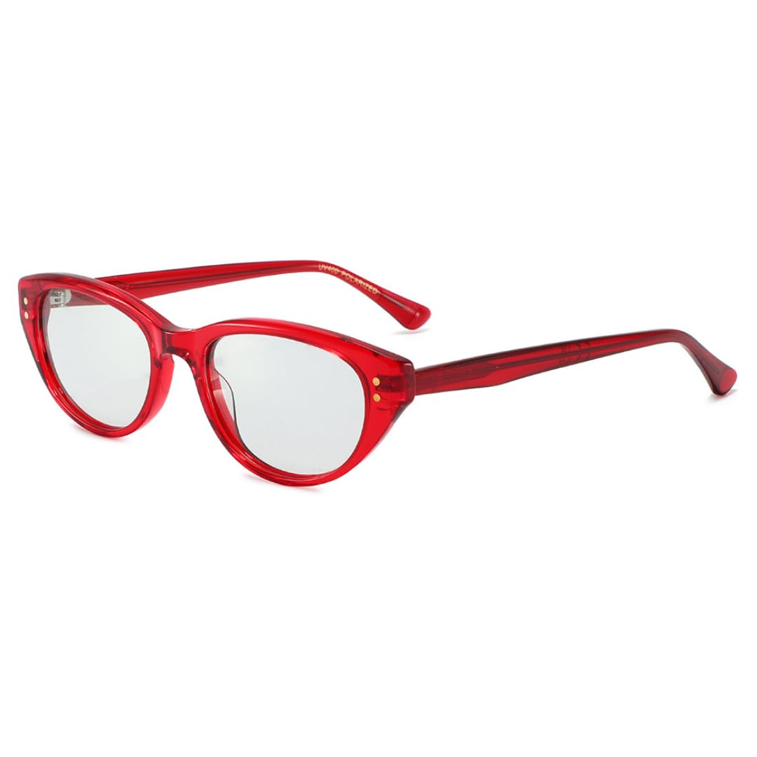Occhiali da sole polarizzati in acetato occhio di gatto donna moda uomo Uv400 retrò