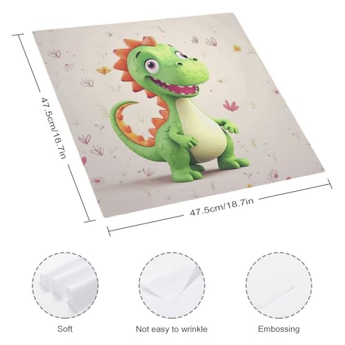 Servilletas de Tela Dinosaurio 4 Piezas 47.5x47.5 cm miniatura 2