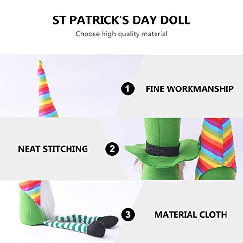 jojofuny Ierse Kabouters St Patricks Dag Geschenken Leprechaun Nordic Zweedse Nisse Handgemaakte Tomte Pluche Pop Elf… - Image 8