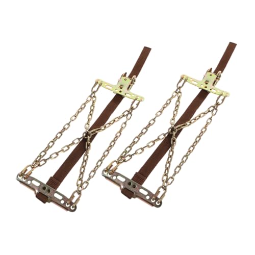 Alipis 2pcs Auto Tire Traction Chains Car Pickup Universal Snow Tire Chains Non-slip Emergency Traction for Winter