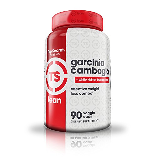 Top Secret Nutrition Garcinia Cambogia 60% HCA with White Kidney Bean for Weight Loss, Carb Blocker, Appetite Control, Minimize Cravings (90 veggie caps) Top Secret Nutrition Garcinia Cambogia 60% HCA with White Kidney Bean for Weight Loss, Carb Blocker, Appetite Control, Minimize Cravings (90 veggie caps)