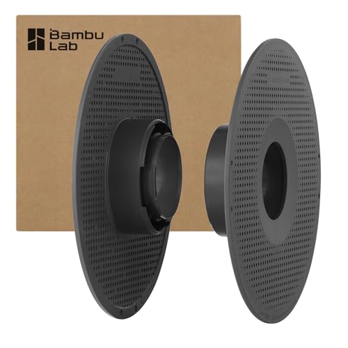 ENOMAKER Bamboo Lab Reusable Filament Spool,Universal Detachable Refillable Empty Spool