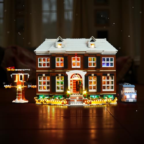 Hilighting Upgraded Led Light Kit for Lego Ideas Home Alone Building Set, Compatible with Lego 21330, Gift Idea for Millennials (Model Not Included)