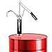 Powerbuilt Heavy Duty Level Action Barrel Pump, Drum Pump with Telescoping Suction Tube Fits 15 to 55 Gallon Drums, For Transferring Motor Oil, Heating Oil, Transmission Fluid- 648770