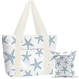zcyxuuw Beach Bags Wet Bag for Swimsuit, Starfish Personalized Tote Bag for Women Travel Birthday Gifts, Aloha Bags Waterproof Beach Vacation Essentials Friends Travel Gifts