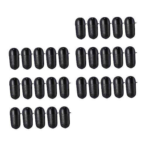 iplusmile 100 個 プラスチック 餌 ボール 餌 ケージ 釣り フィーダー 餌 投げ 中空 餌 ケージ ルアー 誘引 仕掛け 粒子 容器 餌 箱