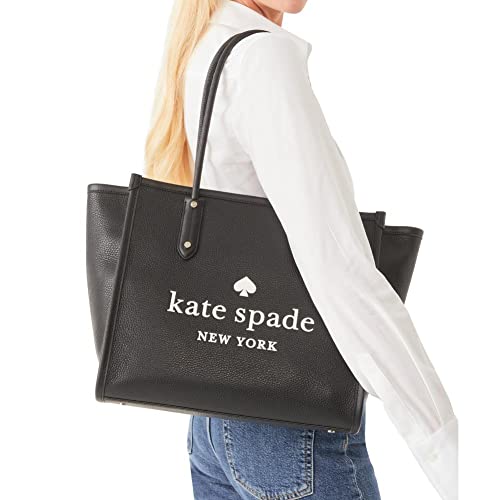 Kate Spade Handbag For Women Ella Tote In Leather, Black, Large #TOP1