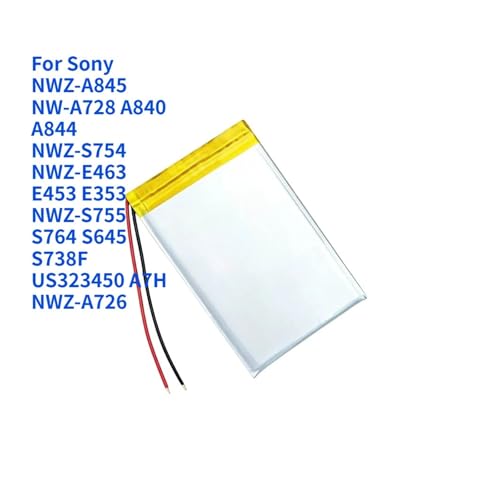Batería recambio MP3 Sony compatible con modelos E463 E453 E353 S755 S764 2