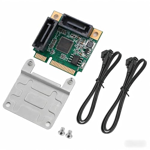 Carte Mini PCI-E vers SATA 2/4 ports pour ajouter un disque dur interne PC