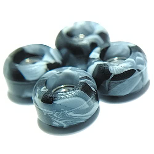 P-REP Fingerboard Wheels - CNC Lathed Swirls (Black)
