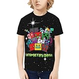 Photo Gallery kkarnxor geometry gaming dash t-shirt 3d stampata grafica t-shirt ragazzi e ragazze magliette manica corta per adolescenti l Photo Gallery kkarnxor geometry gaming dash t-shirt 3d stampata grafica t-shirt ragazzi e ragazze magliette manica corta per adolescenti l