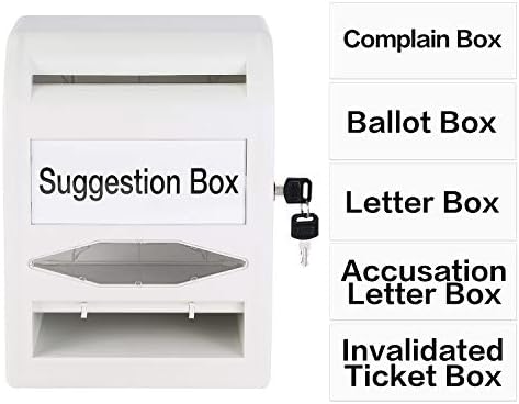 Amazon Basics ABS Ballot Box With Lock