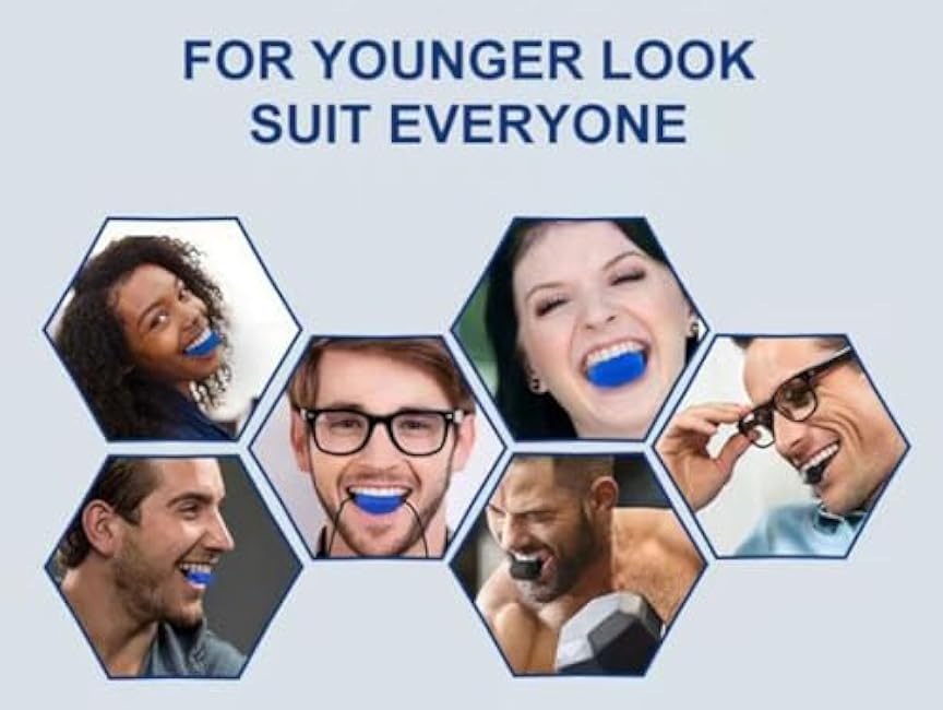 Jaw Exerciser for Men Women 6 Pcs Jaw Trainer Silicone Face Chew Jawline Shaper & Strengthener-Jaw Toner Tablets-Jaw Line Chewing Gum-3 Resistance Levels-Double Chin Reducer-Neck Trainers Beauty Tool (colorful1)