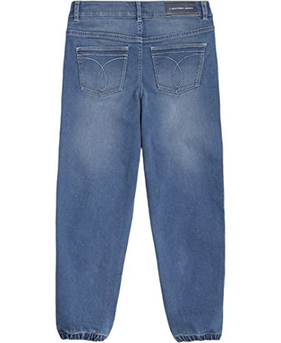 Calvin Klein Girls' Pull-on Super Stretch Denim Jogger2