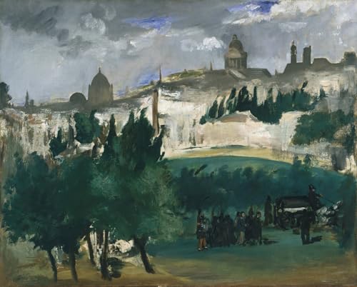Cuadro Edouard Manet El funeral pintura vertical para vestir paredes vacías
