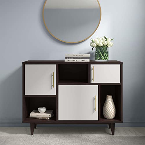 Modway Daxton Mid-Century Modern Display Stand In Cappuccino White #TOP2