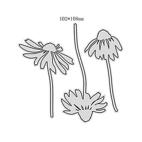 XLDign Troquel De Corte De Metal Para Manualidad, Nueva Flor Para