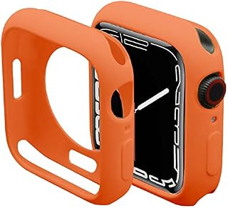 Miimall Etui na telefon komórkowy kompatybilne z Apple Watch Ultra 49 mm, ultracienkie, miękkie etui z TPU, odporne na wstrząsy, ochronne etui ochronne do iWatch Ultra 49 mm, czerwone