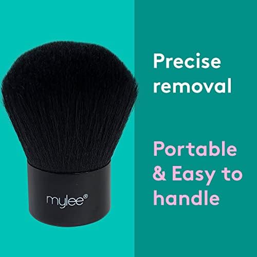 Mylee Duster Brush - Nail Dust Remover, Powder Cleaner, for Acrylic Nails And Nail Art - Comfortable and Easy to Handle Dusting Brush - Portable, Precise & Comfortable - Vegan and Cruelty Free