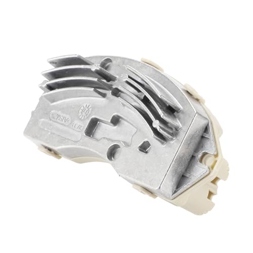 Partuto Resistencia Del Motor Del Soplador Hvac No.64119146765 Resistencia Del Soplador De Calefacción Para BMW 1 Series M 2011 Coupé De Gasolina E82 Metal Abs Blanco, Tono Plateado