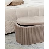 Colore: beige Cassapanca Contenitore ARHIS con Interni in Legno Massello e Rivestimento in Velluto Disponibile in Due Varianti Colore - Beige