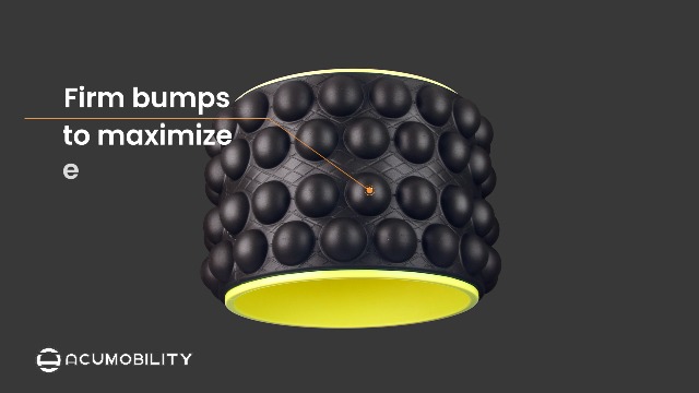 Rouleau en mousse Acumobility et craqueur arrière roue de yoga ultime