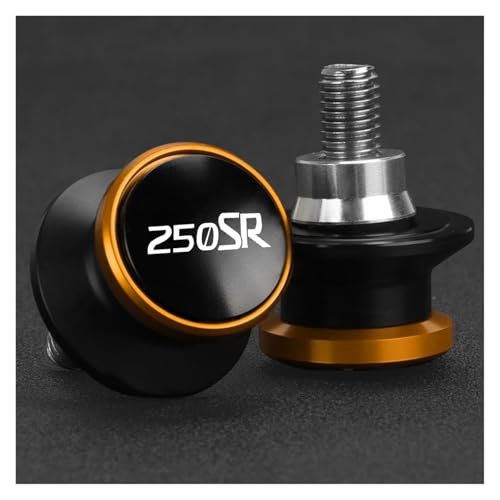 �X�C���O�A�[���X�v�[�� 2�Z�b�g For CFMOTO 250 SR 250SR 2020-2026 6mm���[�^�[�T�C�N���X�^���h�X�N�����[ �X�C���O�A�[���X�v�[���X���C�_�[ �X�^���h�t�b�N(�I�����W)