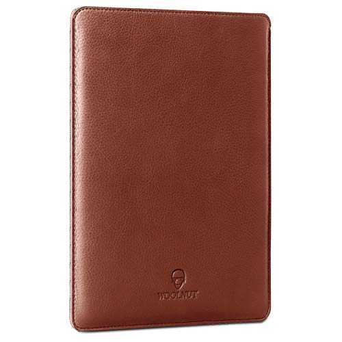 Woolnut Leather Sleeve Cover Case For Ipad Pro 11 Inch & 10.9 Inch Ipad Air - Black / Cognac (Wnut-Ipd11-S-416-Cb) #TOP2