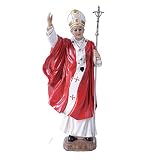 Pacific Giftware Pope John Paul II 12.5 x 5 inch Resin Stone Inspirational Figurine Decoration