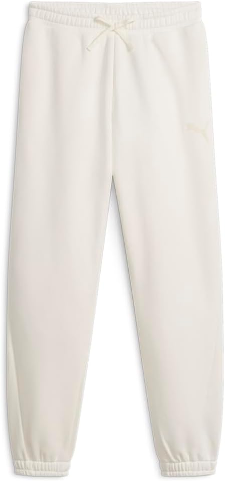 PUMA Mens Essentials Elevated Sweatpants Casual Drawstring - White - Size L