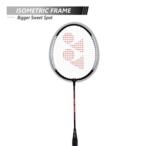 Image of Yonex ZR 100 Light Aluminium Badminton Racquet with Full Cover | Made in India (Black)+Yonex GR 303 Aluminum Blend Badminton Racquet with Full Cover (Black)