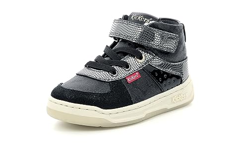 Sneakers hautes fille Kickalien toile respirante contre la transpiration