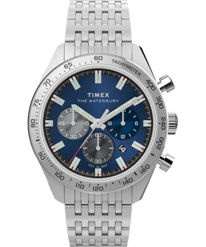 Montre chronographe Timex Waterbury homme pour ne plus jamais manquer de lisibilité la nuit